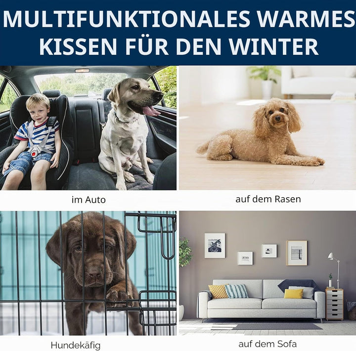 Hundematte Weiche und warme Matte Liegedecke für Hunde und Katzen Sofa für Heimtiere XZ014 (L (90 X