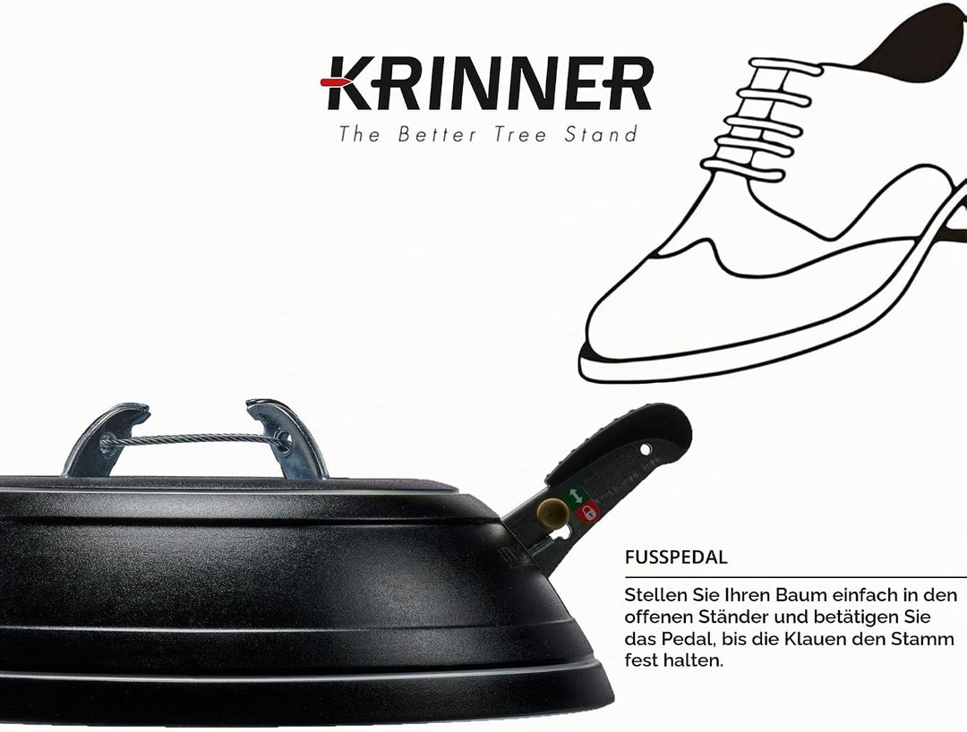 Krinner 401736 ORIGINAL Christbaumständer Vario Classic In-&amp; Outdoor, Schwarz Vario Classic In und,