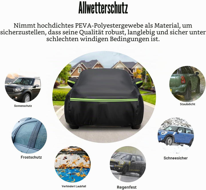 Auto Abdeckung für 1999-2021 Skoda Fabia hatchbac Oxford Baumwolle Wasserdicht für Regen Sonne Staub
