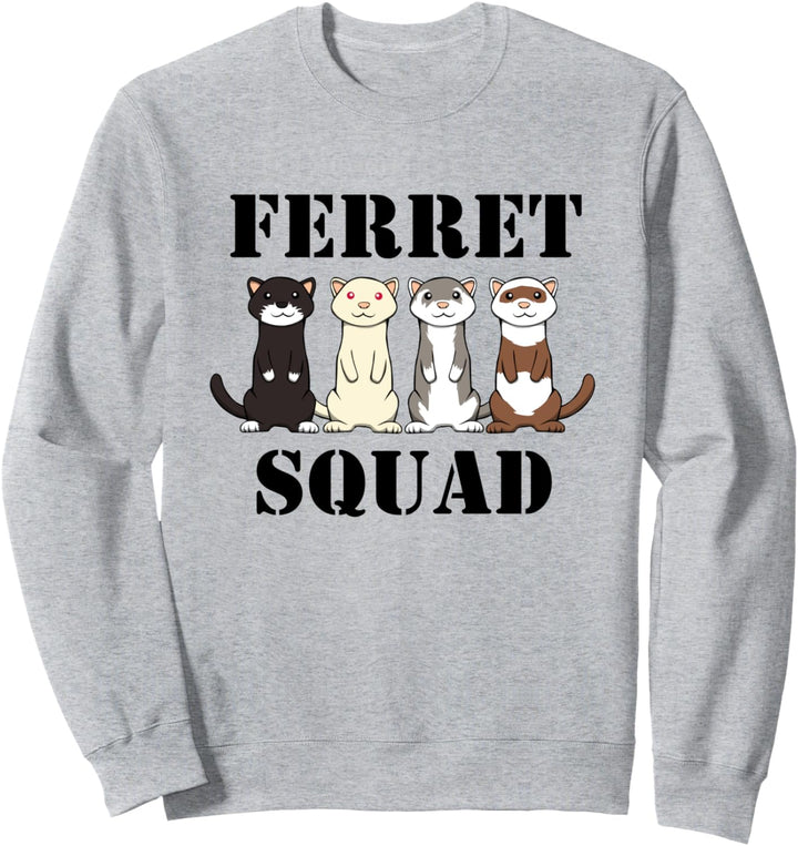 Frettchen Team Squad Netter Nager Spruch Nagetier Sweatshirt
