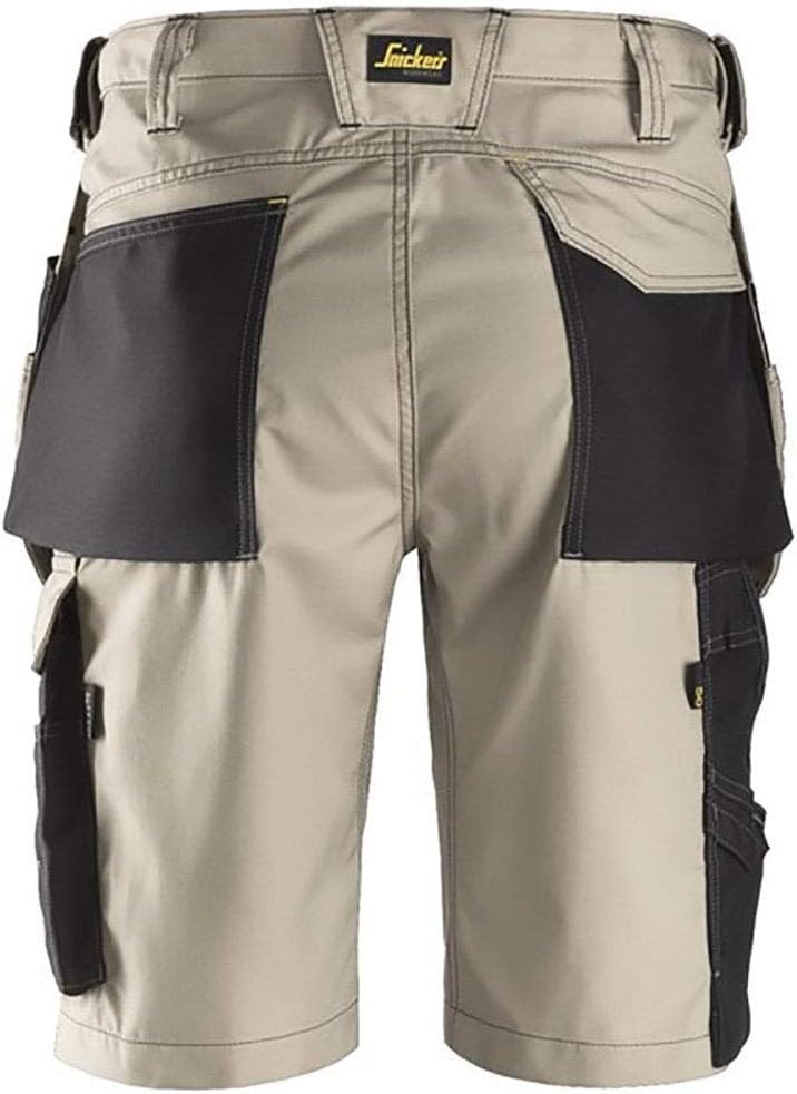 Snickers Handwerker Shorts HP Khaki Gr. 54 54 Khaki-schwarz, 54 Khaki-schwarz