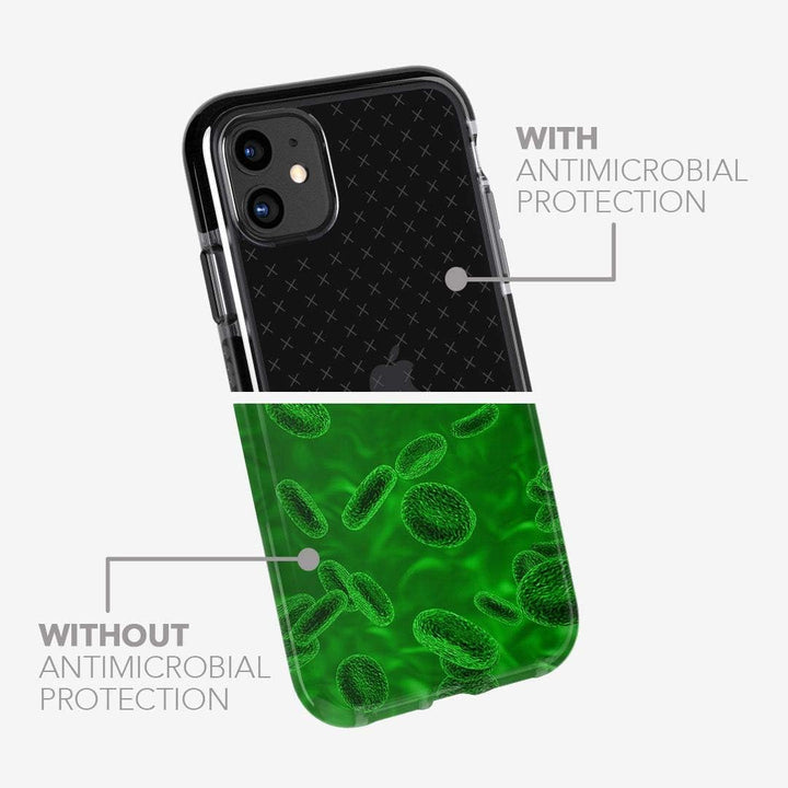 Tech21 Evo Check Schutzhülle für iPhone 11 - Schützende Dünne Schale Beständig Handyhülle - Rauchig/