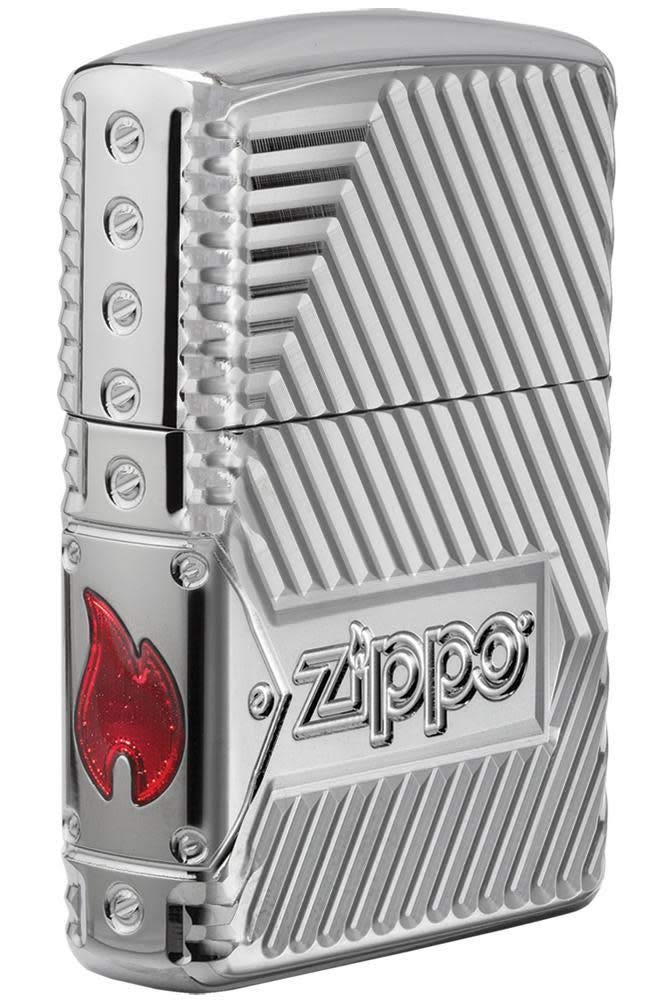Zippo Bolts Design - 29672 - Choice Collection 2018-60004306 - Suggested Retail: Euro 139,95 Silber