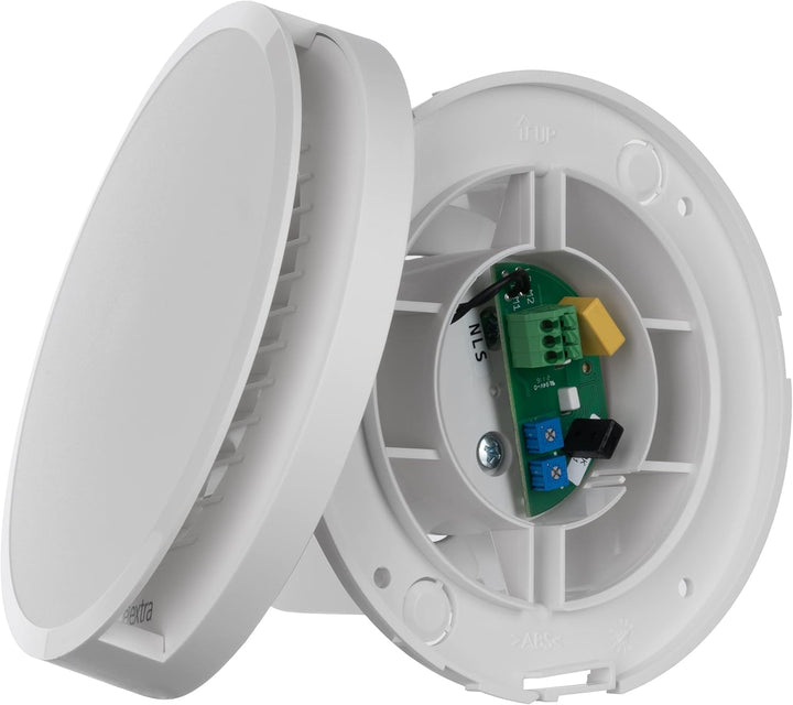 Ø 100mm Weiss Badlüfter mit Timer und Feuchtesensor - Ventilator mit Kugellager - Lüfter für Effizie