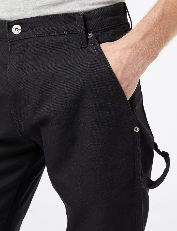 Dickies Herren Duck Carpenter Pt Arbeitshose 30W / 30L Stonewashed Black, 30W / 30L Stonewashed Blac