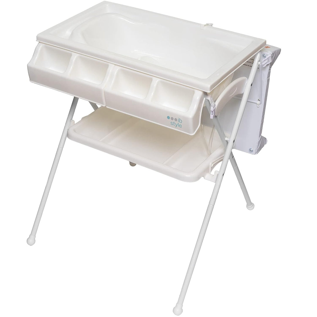 ib style® KOA Wickeltisch mit Badewanne | mobiler Wickeltisch | Klappbar |4 Dekore | MY LITTLE FARM
