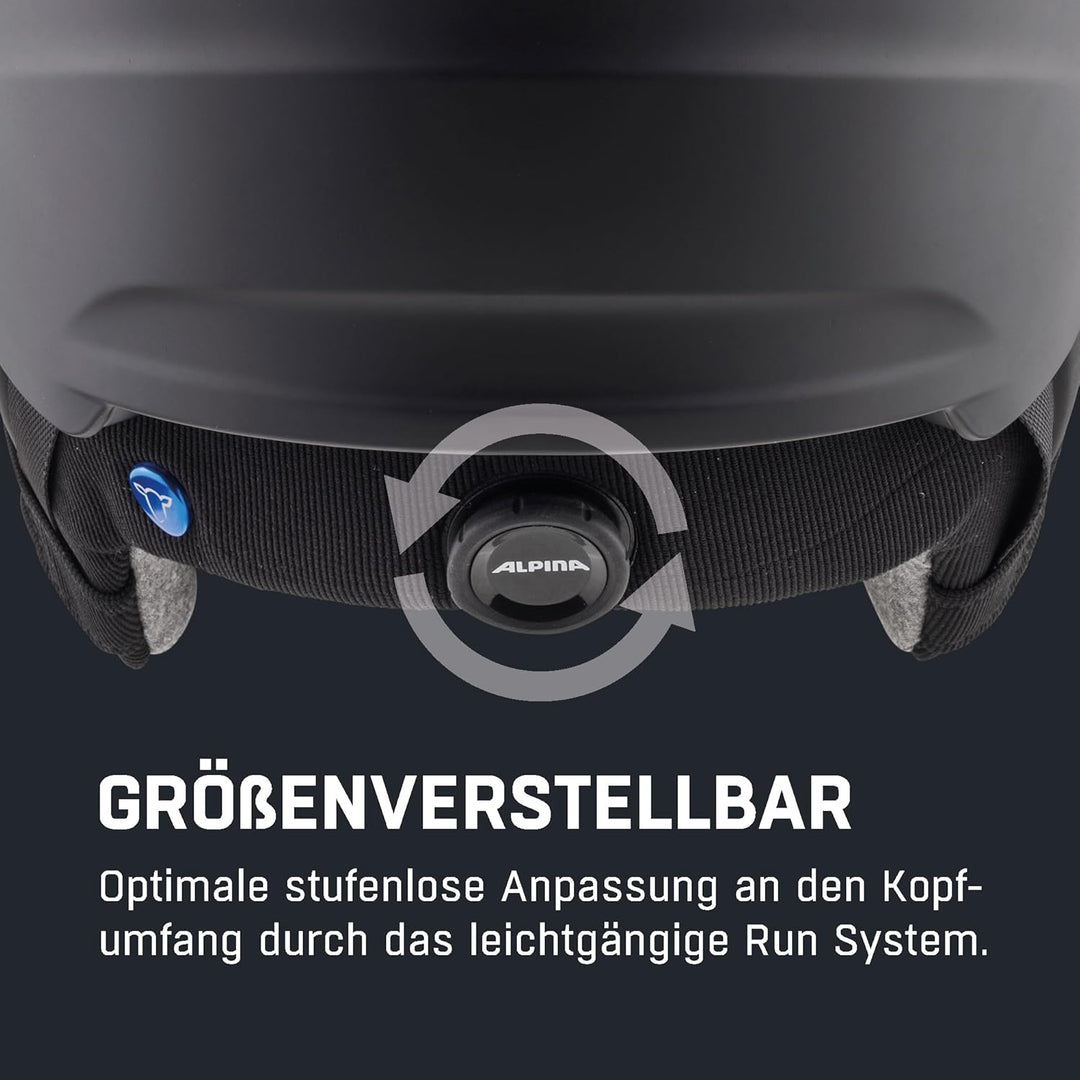 ALPINA ALTO Q-LITE - Sicherer, Stossabsorbierender & Individuell Anpassbarer Skihelm Mit Kontrastver