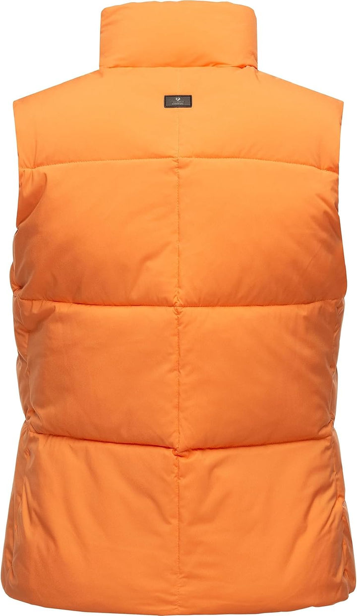Ragwear Damen wasserdichte Übergangsjacke Outdoorjacke Steppweste Ailish XS-6XL, Papaya