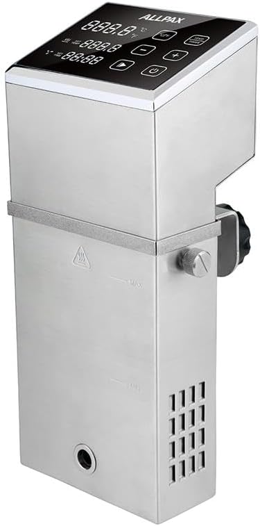 Allpax Sous Vide Garer SV 70 - Profi Gerät aus Edelstahl - zum Einhängen in Wasserbäder bis 70 l - L