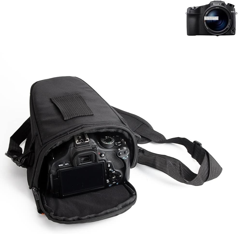 K-S-Trade Kameratasche Für Sony Cyber-Shot DSC-RX10 IV Kameratasche Fototasche Schultertasche Umhäng