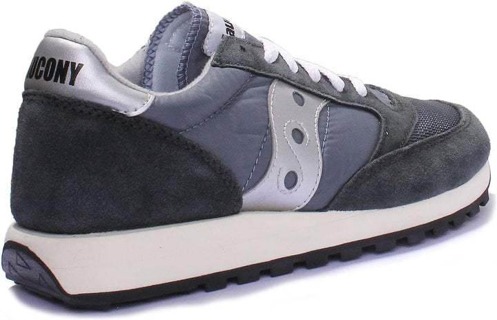 Saucony Jazz Original Vintage Herren Sportschuhe 37.5 EU Blue Navy Silver, 37.5 EU Blue Navy Silver