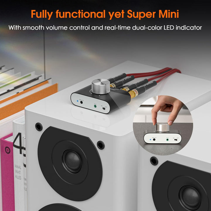 Nobsound TPA3221 Bluetooth Verstärker für Lautsprecher: HiFi 100W×2 mit Aktiv Subwoofer Anschluss fü