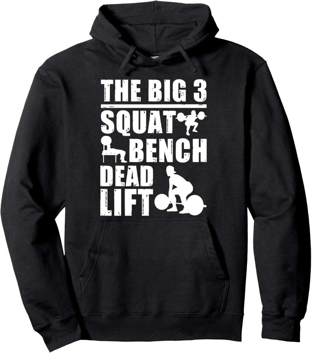 Kraftdreikampf Powerlifting Gewichtheben Gym - Powerlifter Pullover Hoodie