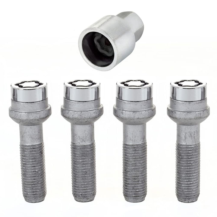 28044SU Radsicherungsbolzen SU (Standard) M14 x 1,50, Kugelsitz R14 2-teilig, Schaftlänge 37,1 mm, G