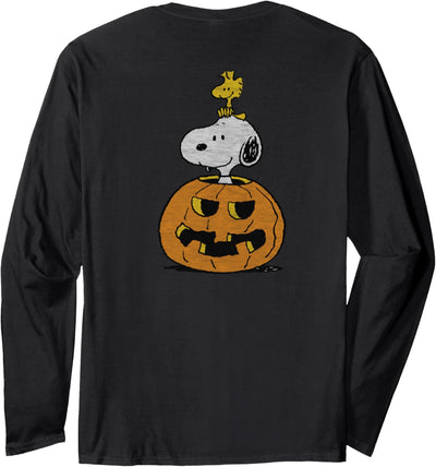 Peanuts Halloween Snoopy Boo Zeichen Langarmshirt