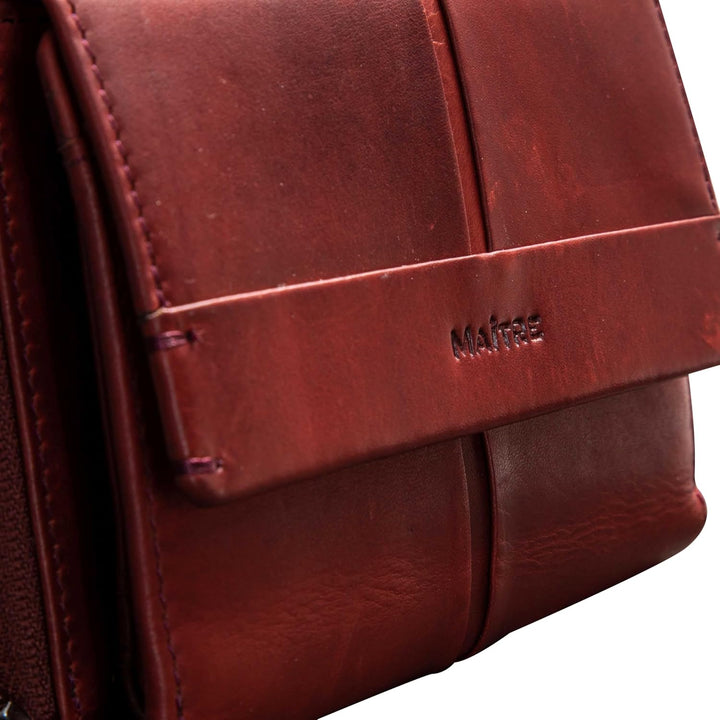 Maitre - Birkenfeld Diethilde Purse MH14FZ Rot Farbe:rot / Material:textile,leather, Farbe:rot / Mat