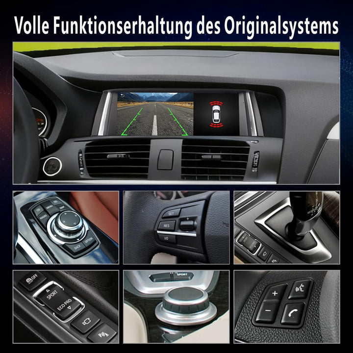 Fast Boot Linux Autoradio kompatibel mit BMW X3 X4-Reihe F25 F26 (2011-2013) CIC iDrive Upgrade | Bl