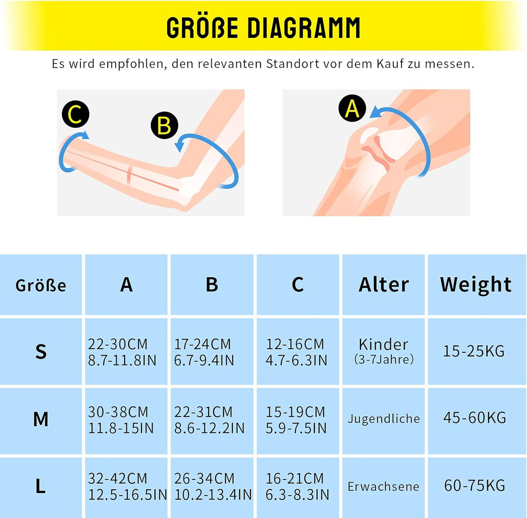 CHEPULA Schoner Inliner Kinder Erwachsene, 6 in 1 Protektoren Set, Verstellbare Knieschoner Ellenbog