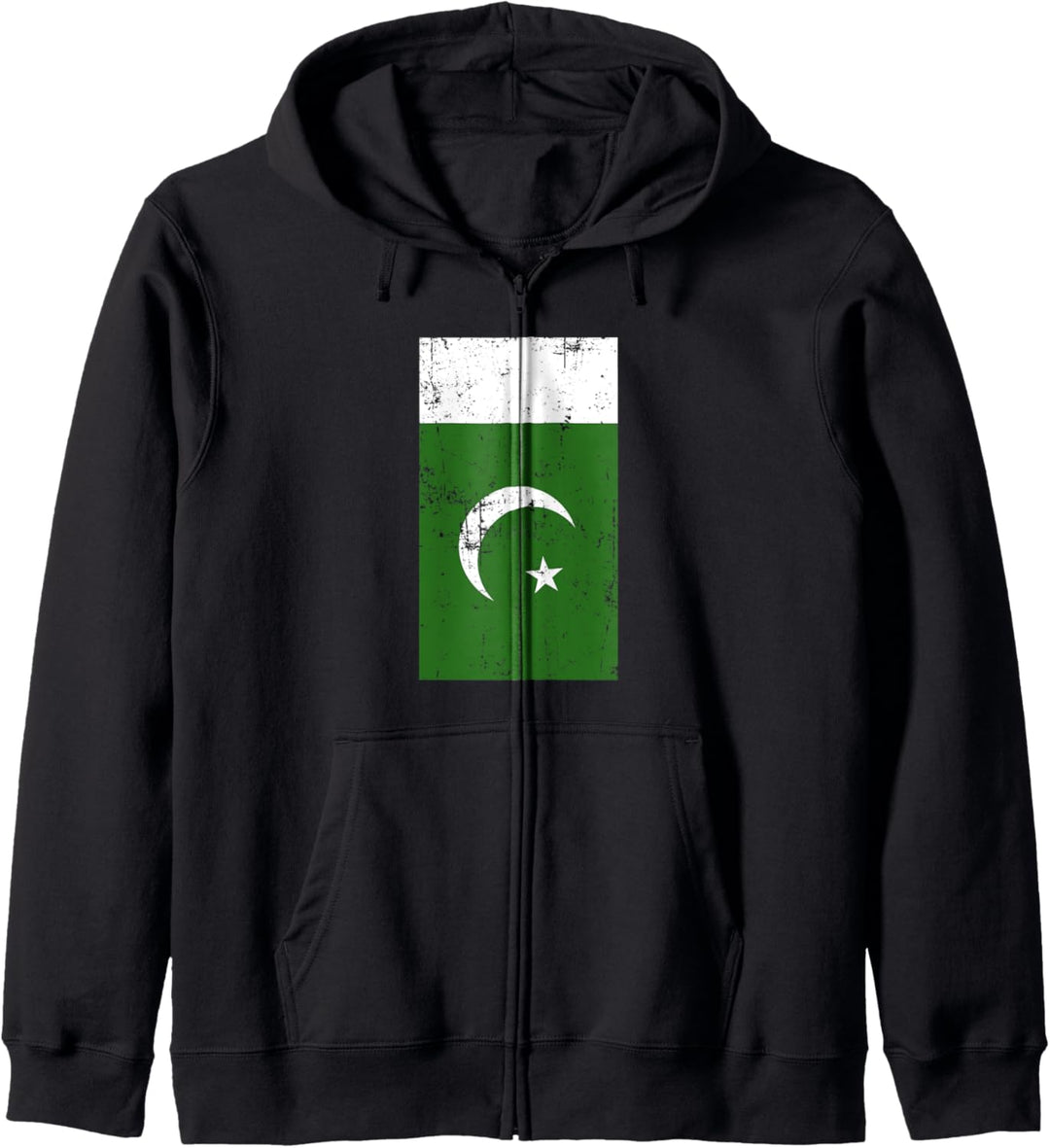 Pakistan South Asia Islamabad Distressed Flag Kapuzenjacke