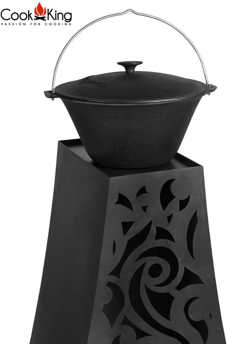 CookKing Gartenofen Gartenkamin Hawana 50x33cm, 108cm Hoch