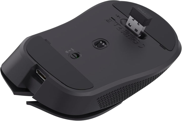 GXTrust Ybar Dual Kabellose Gaming Maus Bluetooth + 2.4GHz, Schwarz