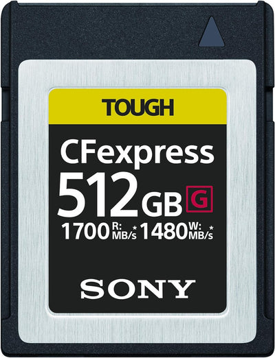 Sony Cfexpress Tough Speicherkarte, schwarz, 512 GB, 512 GB