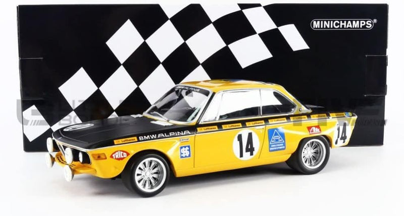 Minichamps 155702714 1:18 2800 CS-BMW Alpina-Huber/Kelleners-Winners 24H Spa-Francorchamps 1970 Samm