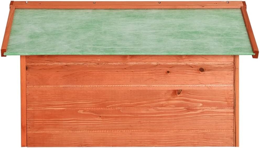 vidaXL Tannenholz Massiv Mähroboter Garage Dach Unterstand Überdachung Rasenmäher Überdachung Holzga