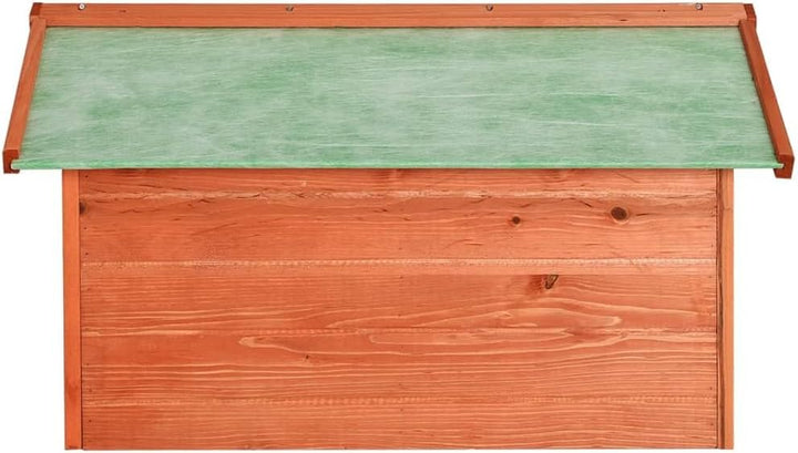 vidaXL Tannenholz Massiv Mähroboter Garage Dach Unterstand Überdachung Rasenmäher Überdachung Holzga