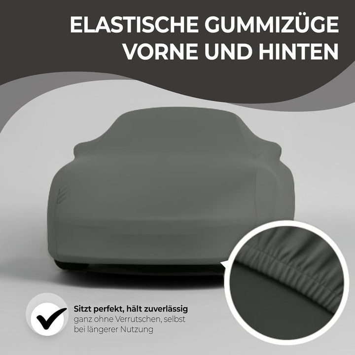 Car-e-Cover© Indoor Car Cover - Premium Autoabdeckung Perfect Stretch – Formanpassende, atmungsaktiv
