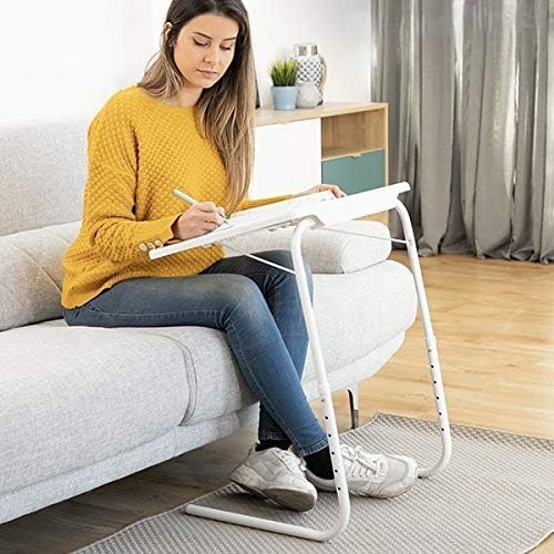ECOVELO Multifunktionaler Klapptisch Table-Mate mit 6 Höheneinstellungen und 3 Ecken, Verstellbarer