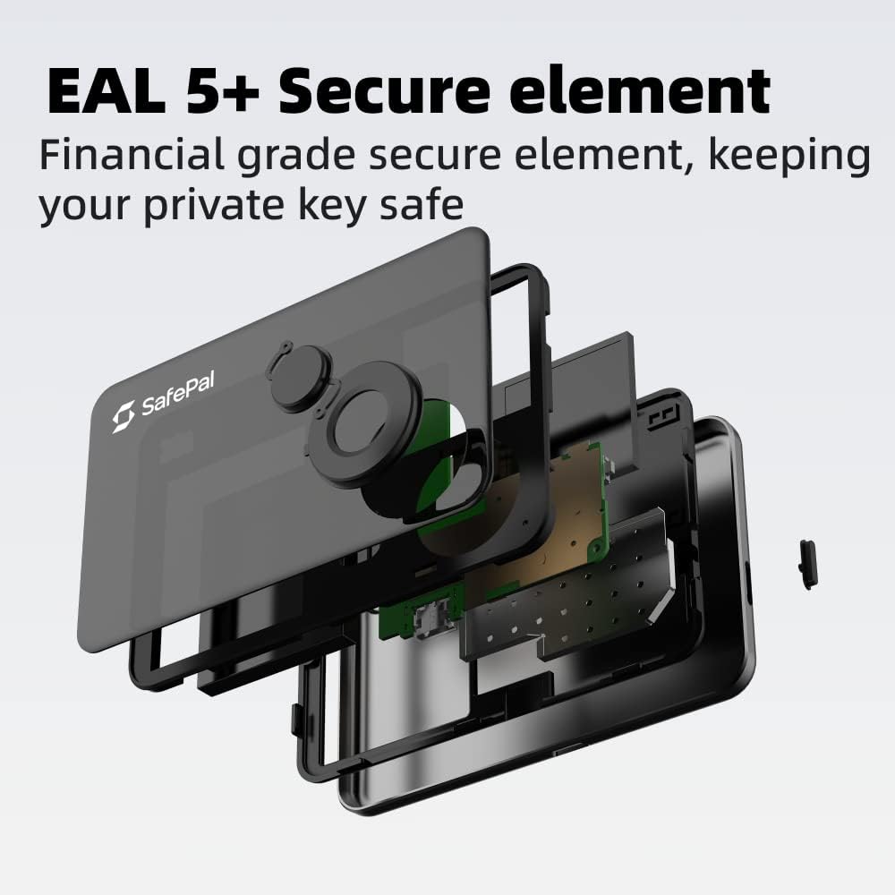 SafePal S1 – Cryptocurrency Hardware Wallet, sichere Aufbewahrung privater Schlüssel, Kühlspeicher f