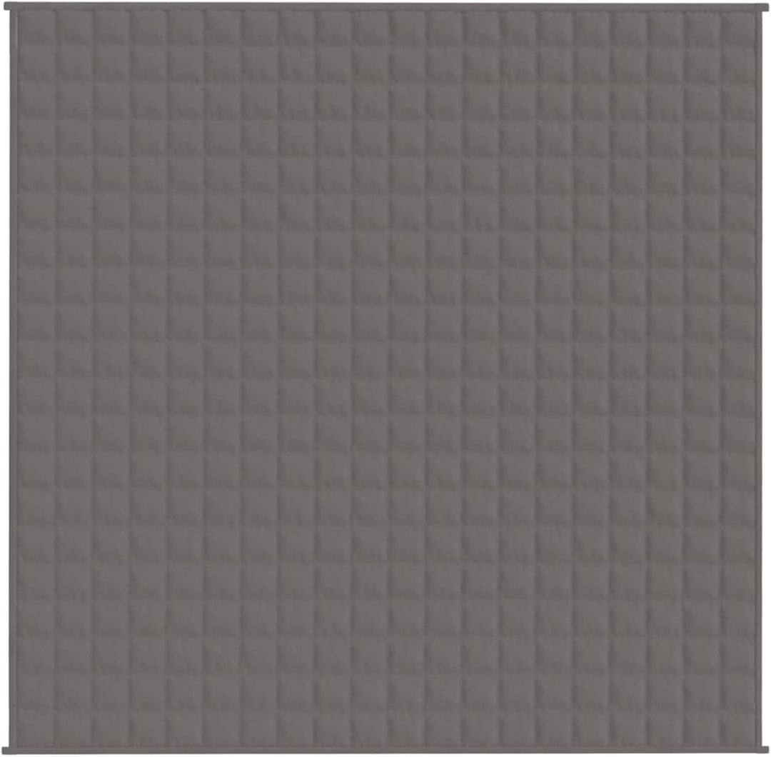 Homgoday Gewichtete Decke Grau 200x200 cm 13 kg Stoff, Möbeldekor Warme und Bequeme Decke, Hochwerti