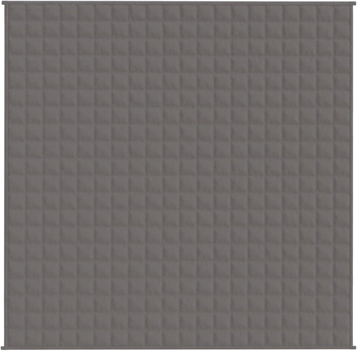 Homgoday Gewichtete Decke Grau 200x200 cm 13 kg Stoff, Möbeldekor Warme und Bequeme Decke, Hochwerti