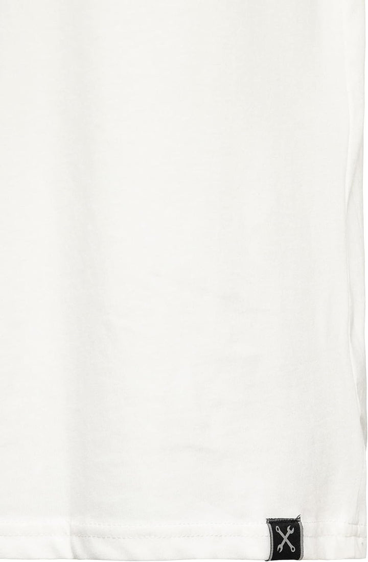 King Kerosin Herren Classic T-Shirt Kurzarm Shirt Basic Shirt Regular Fit Front-Print Retro Vintage
