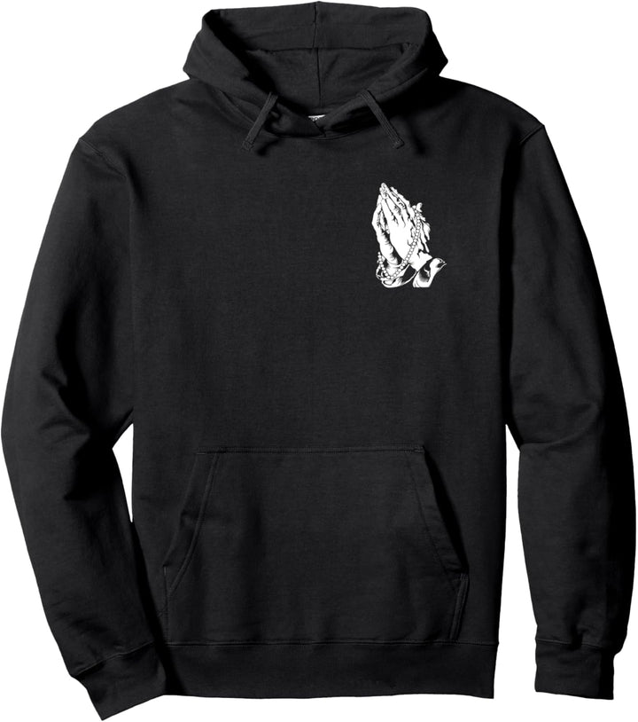 Betende Hände, gesegneter christlicher katholischer Stil Pullover Hoodie