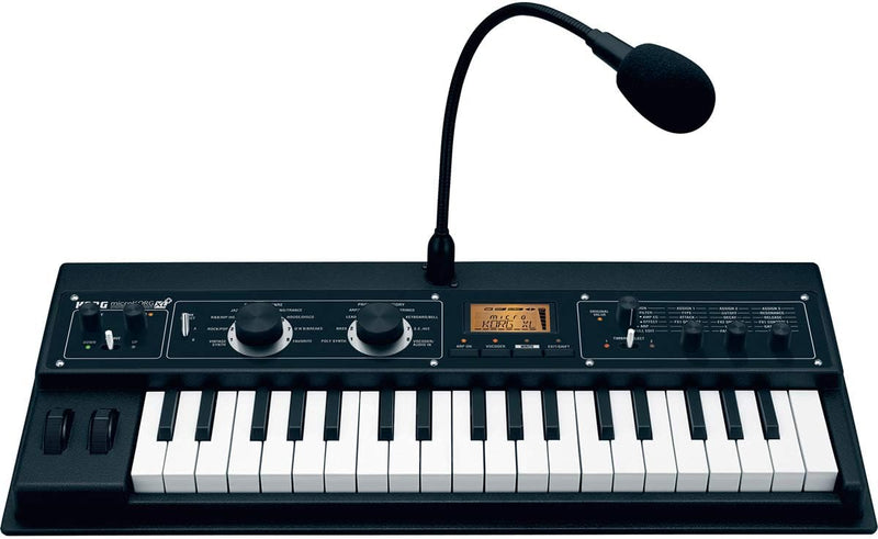 Korg - MICROKorg -XL-PLUS 37 Key Synthesizer/Vocoder - Black 37 Key MicroKORG XL Plus Black, 37 Key