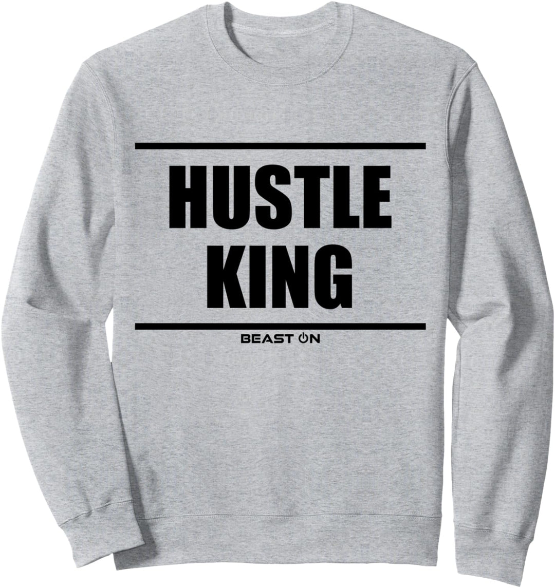 Hustle King Fitness Motivation Gym Bodybuilding Workout Sweatshirt