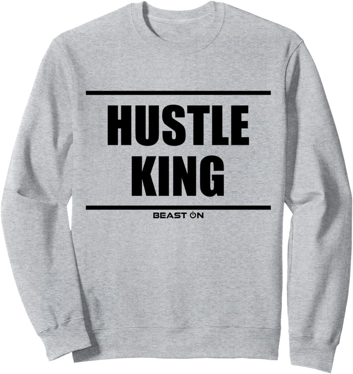 Hustle King Fitness Motivation Gym Bodybuilding Workout Sweatshirt
