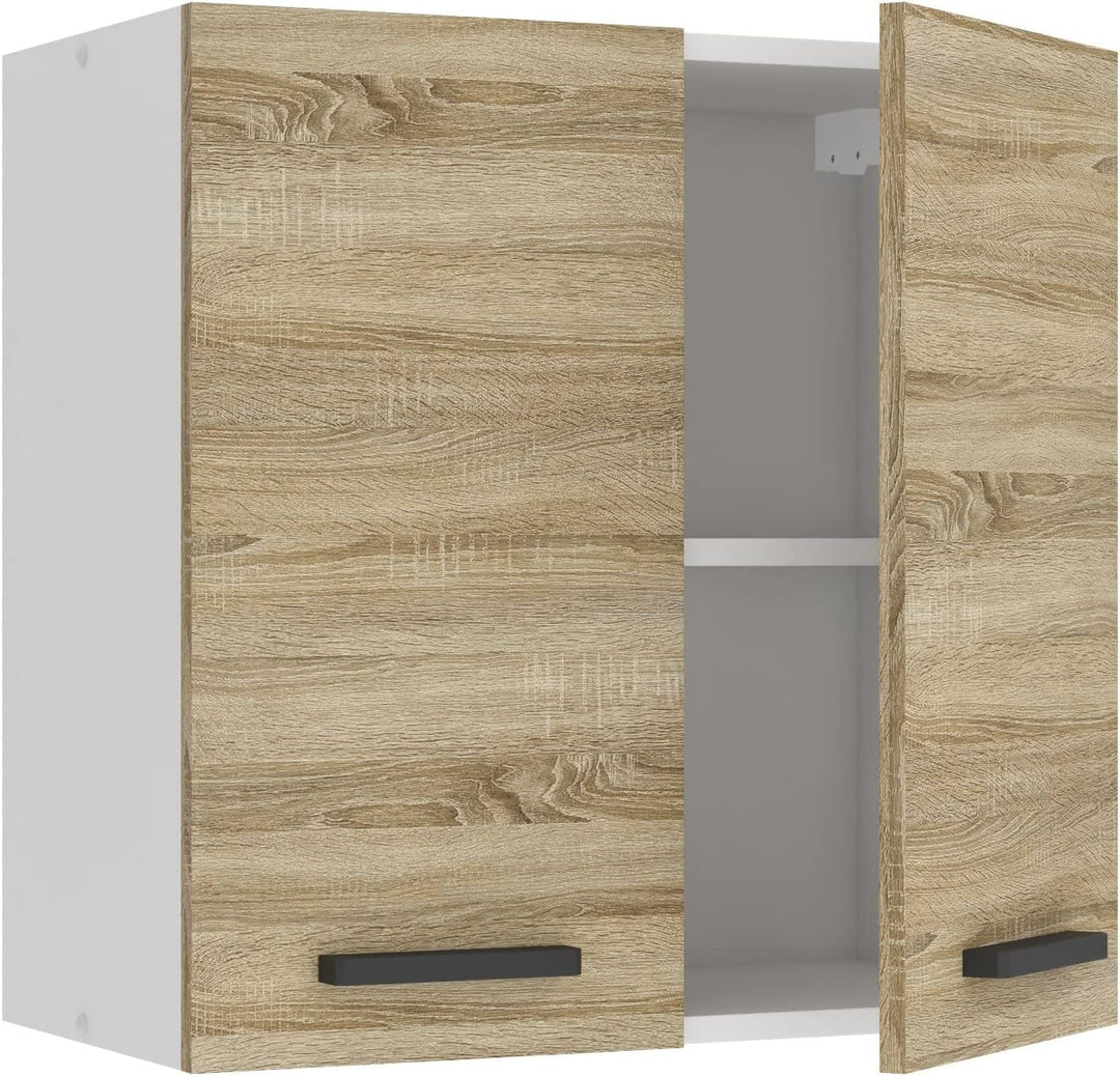 Belini Hängeschrank Küche, Küchenschränke SG2. Breite 60 cm. Oberschrank mit 2 Türen, Küchenhängesch