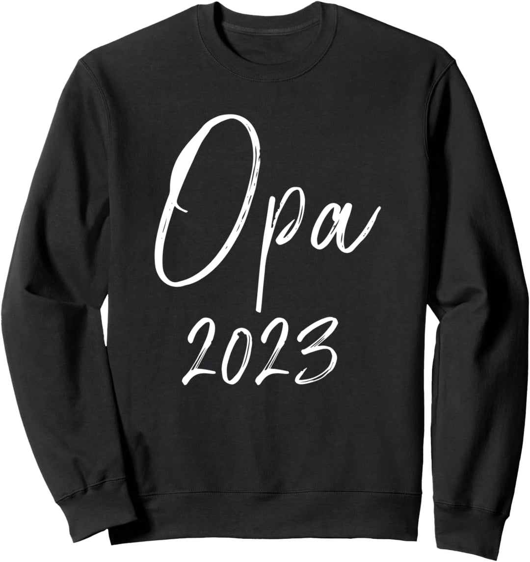 Opa 2023 werdender Grossvater Sweatshirt