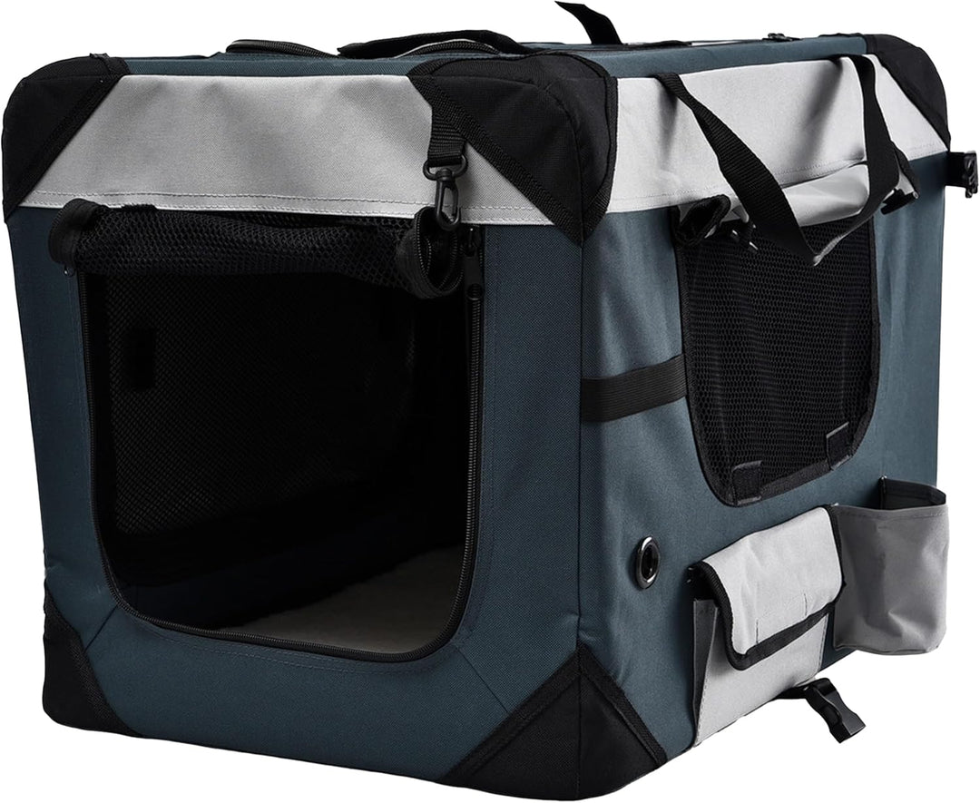 Dehner Lieblinge Transporttasche Brian für Hund oder Katze, ca. 106 x 70 x 69 cm, Polyester/Kuntstof