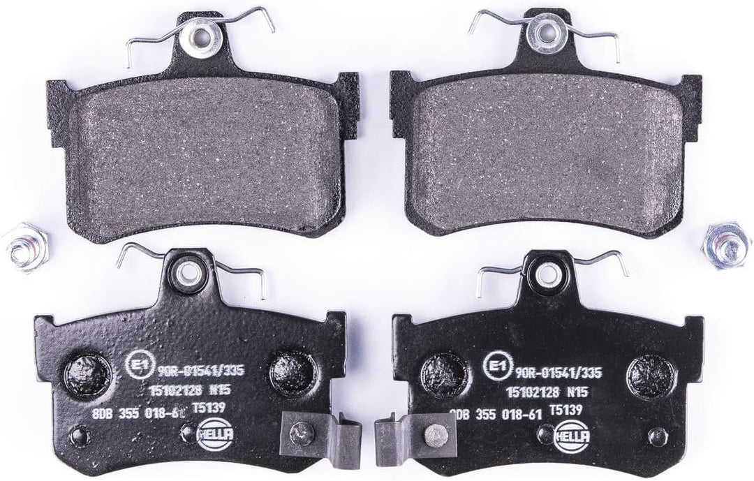 HELLA PAGID 8DB 355 018-611 Bremsbelagsatz - T5139 - Dicke/Stärke: 14.5mm - Bremssystem: Lucas - mit