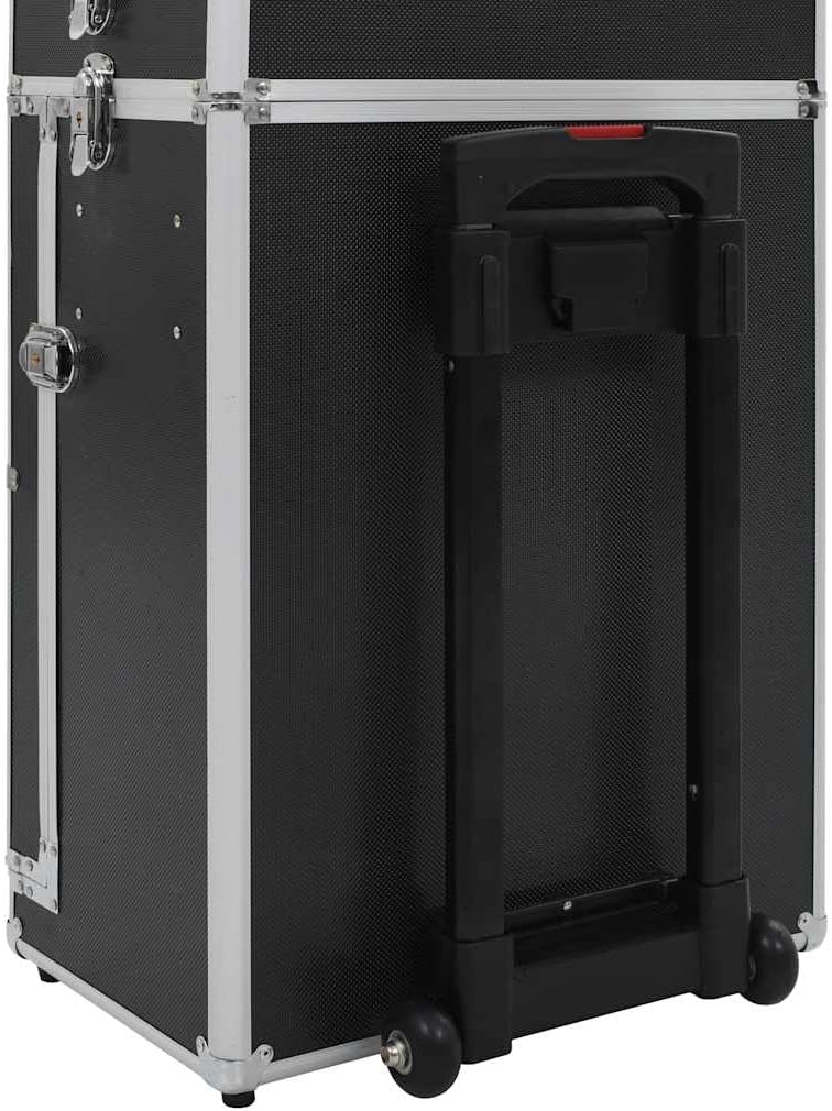 vidaXL Kosmetikkoffer mit 4 Etagen Schublade Beauty Case Schminkkoffer Friseurkoffer Schmuckkoffer T