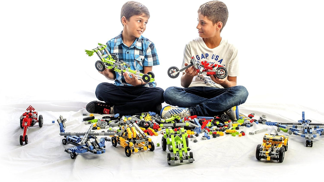 Engino-INVENTOR 1631 - Konstruktionsbausatz 16 in 1 Autos