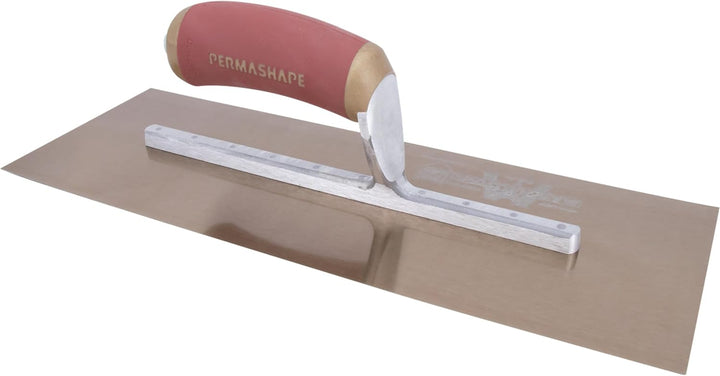 Marshalltown DuraFlex Glättkelle mit DuraSoft Griff, aus Goldstahl, hevorragende Kelle für Verputzer