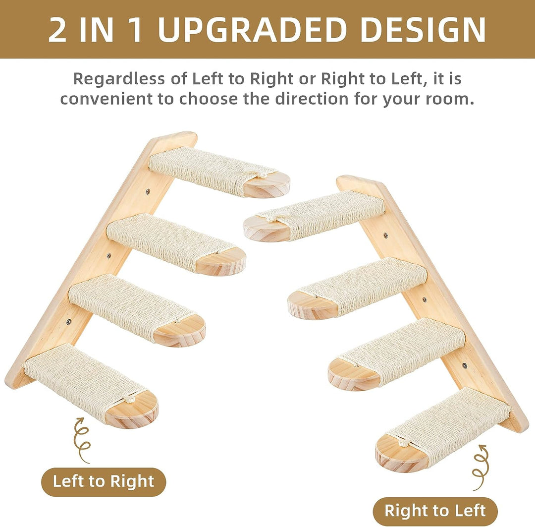 DaizySight Katzentreppe Wand Klettern Katzenleiter Katzen Möbel Innen Kletterwand Katzenmöbel Wandel