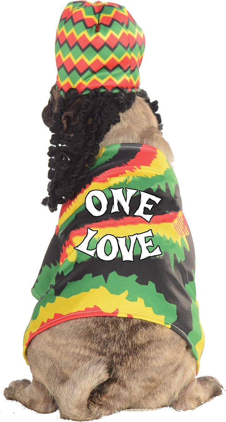 Rubie's Pet Costume, X-Large, Rasta Dog, X-Large