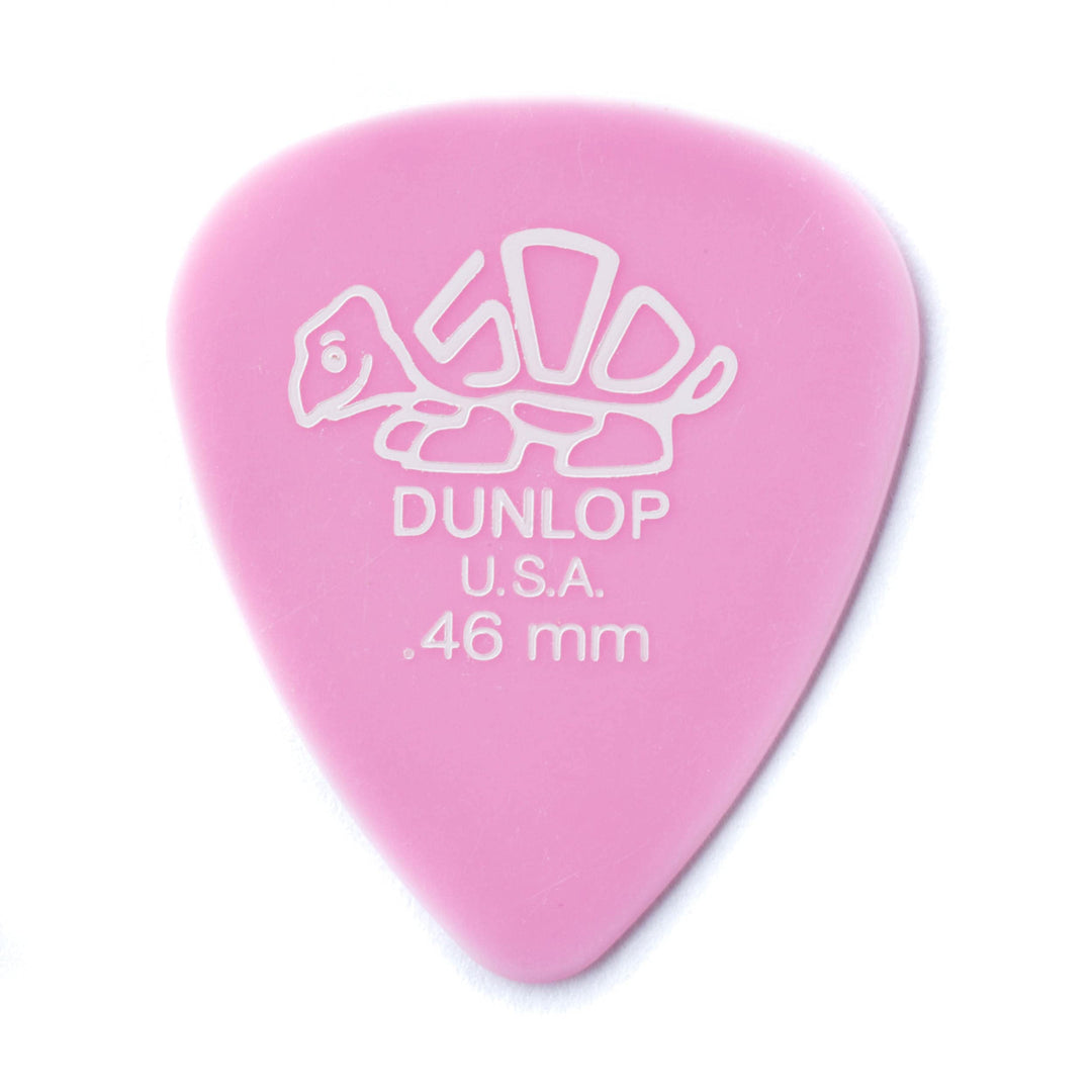 Médiators Jim Dunlop 0,46mm Delrin 500 0,46mm sachet de 72, 0,46mm