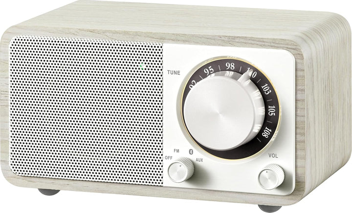 SANGEAN WR-7 Plus (2. Generation) – Kompaktes Retro Radio mit Bluetooth Lautsprecher, FM-Empfang, in